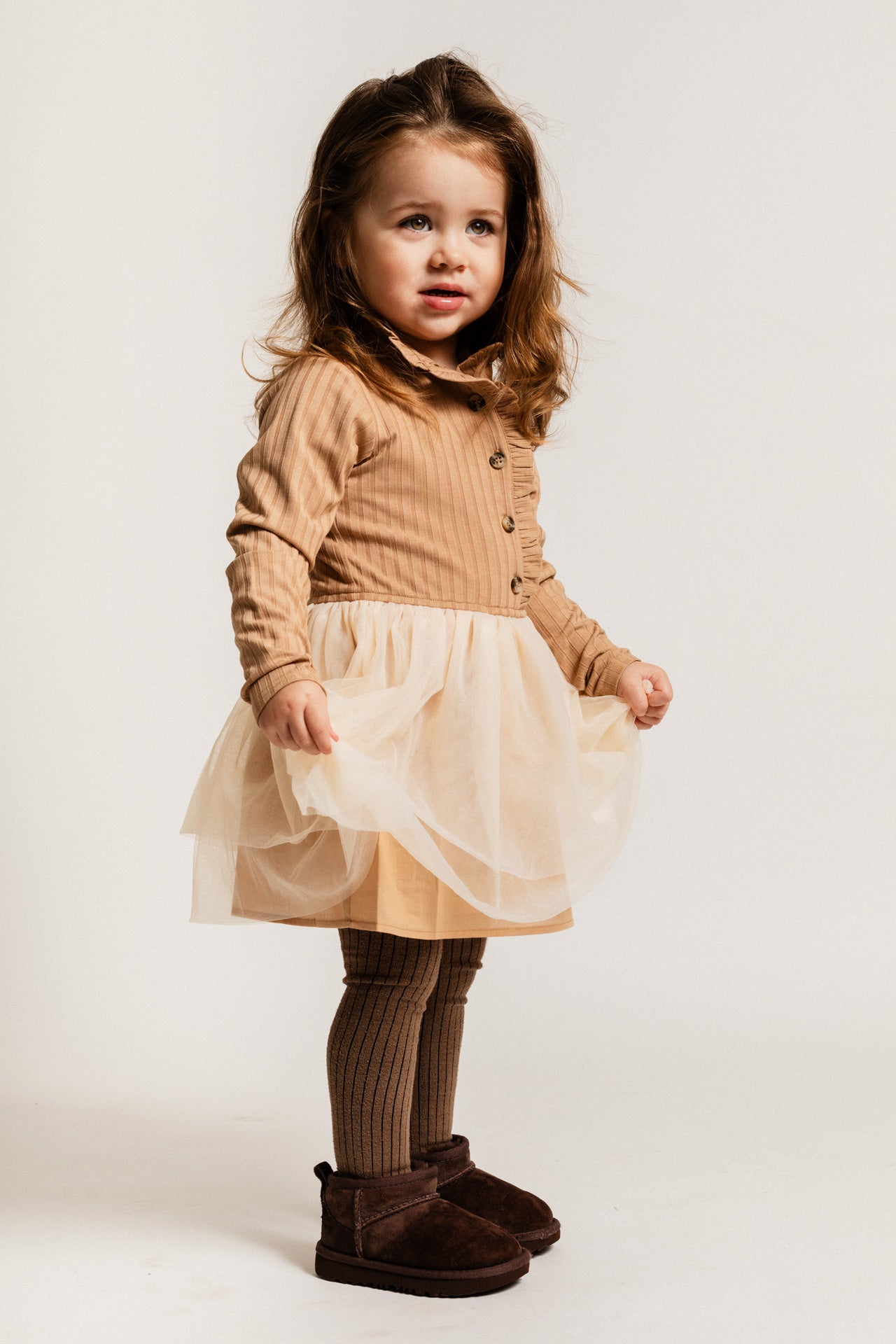 Baje Studio - dress Marly - peach almond