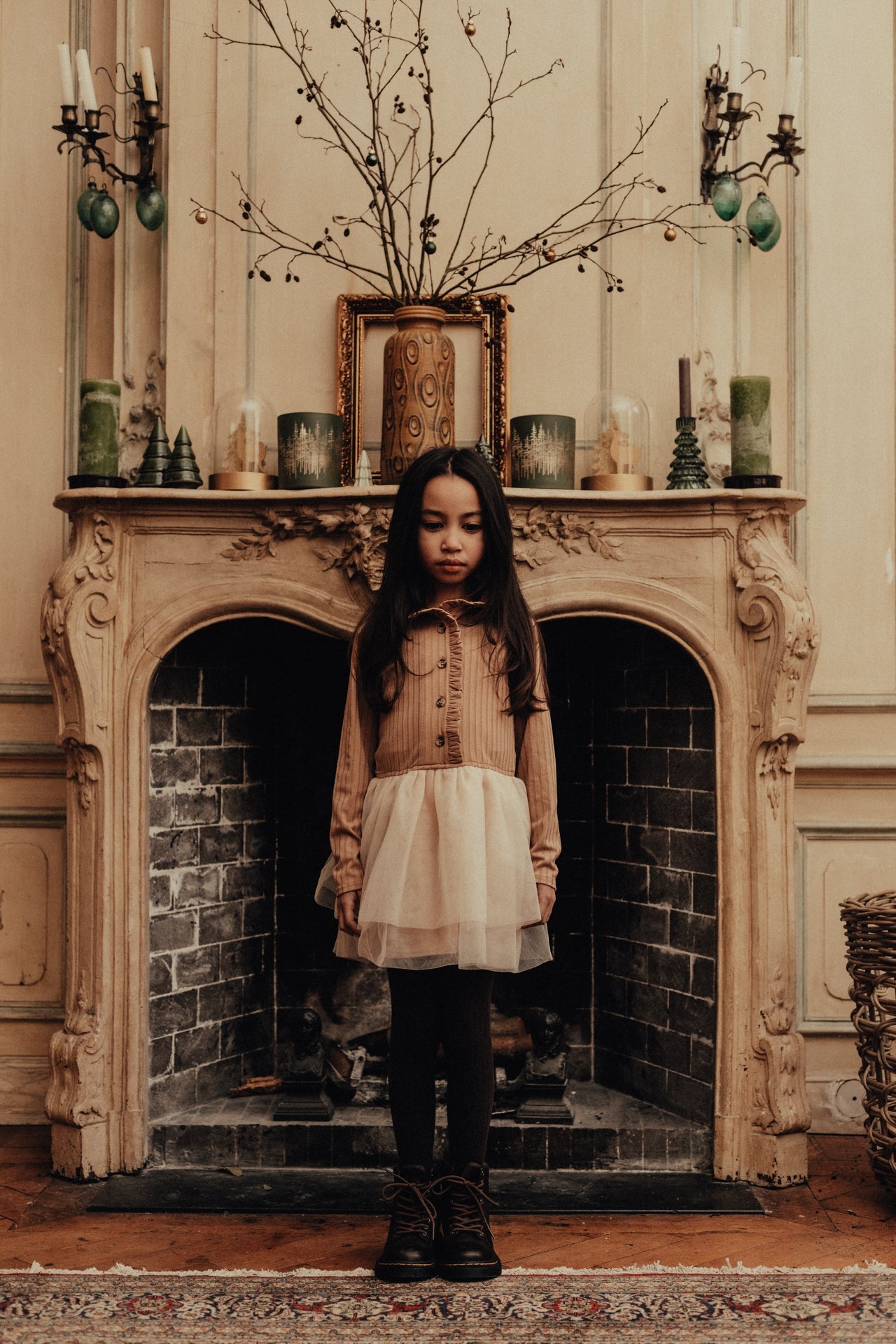 Baje Studio - dress Marly - peach almond
