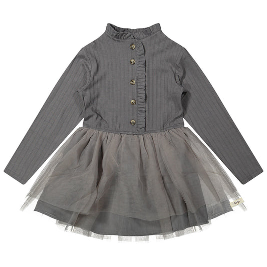 Baje Studio - dress Marly - grey steel