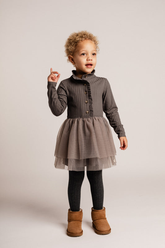 Baje Studio - dress Marly - grey steel