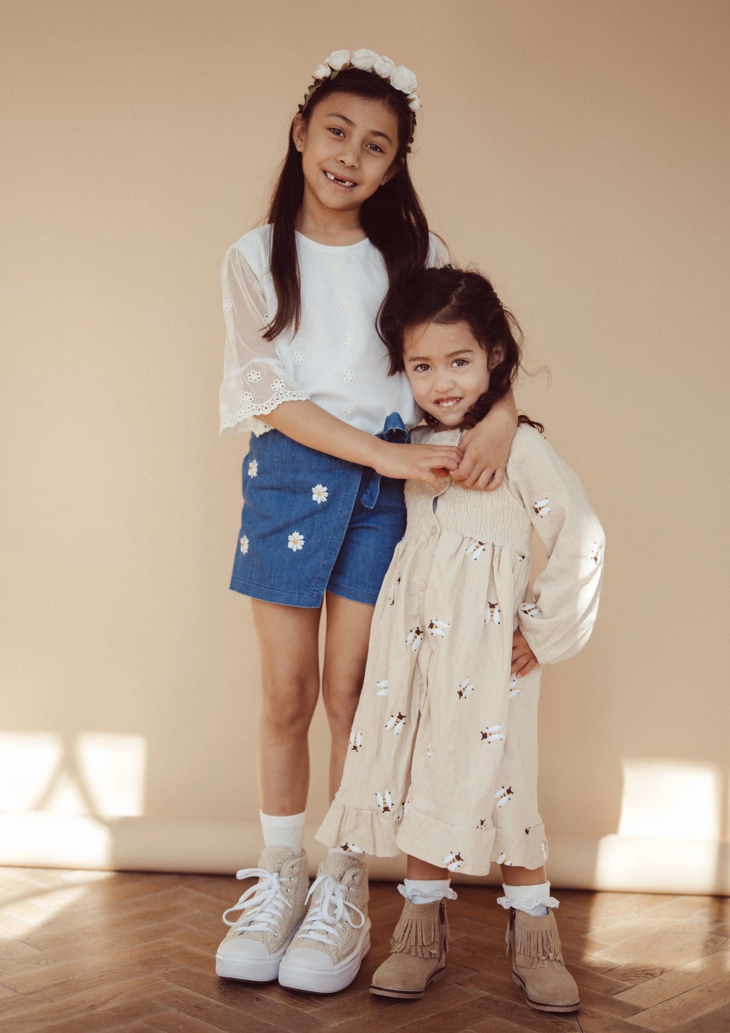 Two You Label - skort daisy Winnie - denim blue