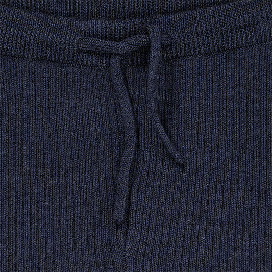 Copenhagen Colors - merino classic rib legging - navy