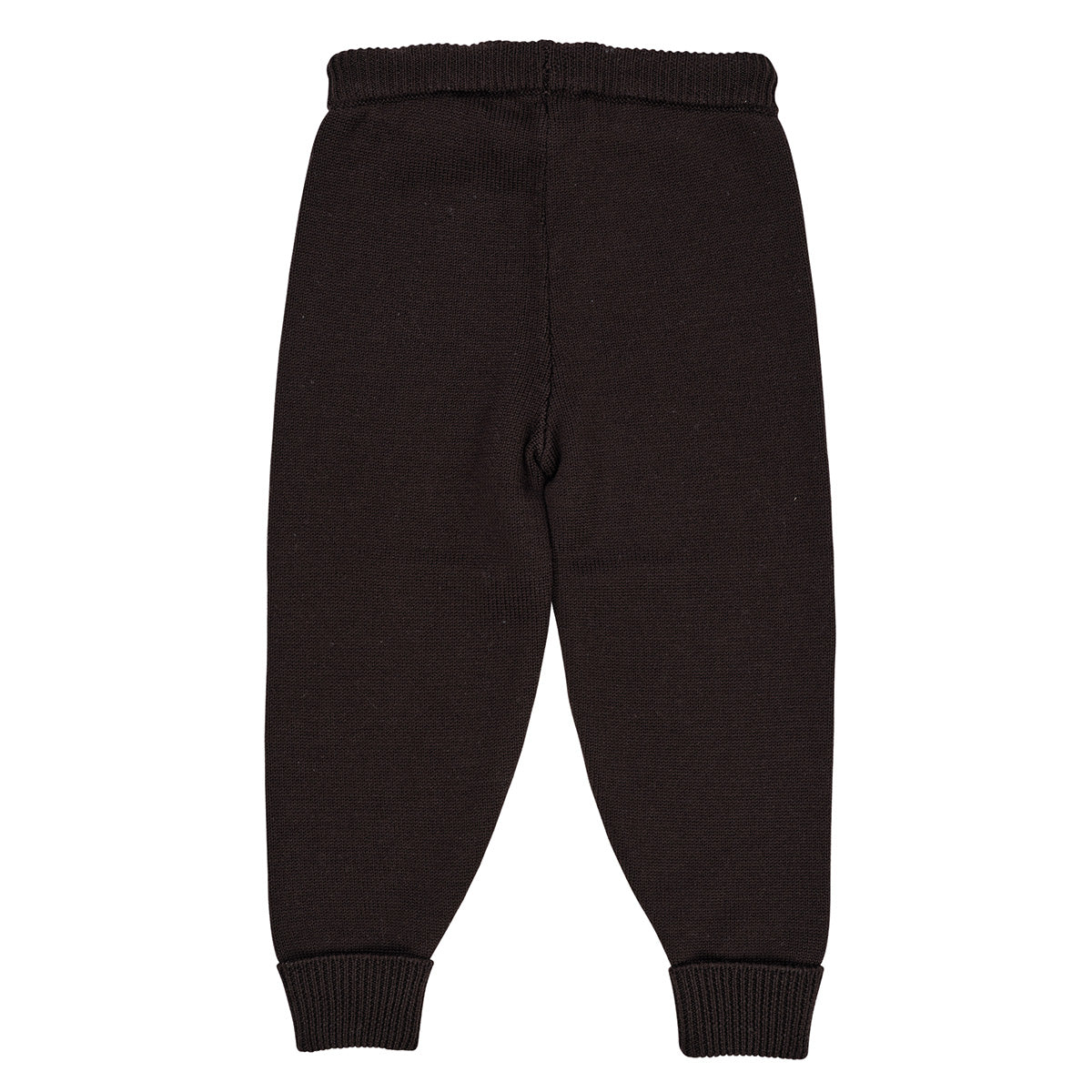 Merino cozy pants - dark brown