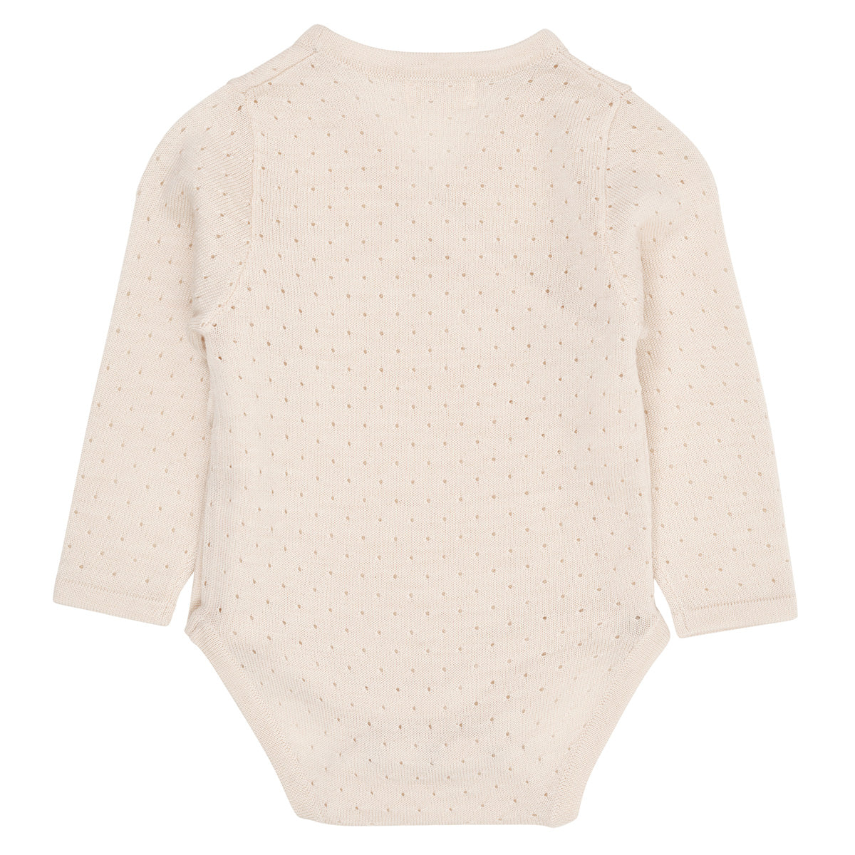 Copenhagen Colors - merino wollen overslag romper - crème