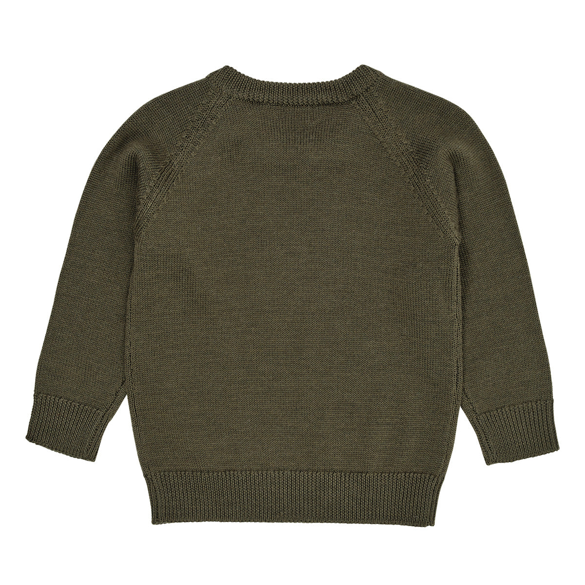 Merino classic pullover - forest green