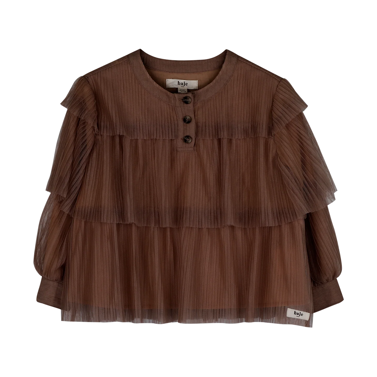 Baje Studio - blouse Meyrin - brown cacao