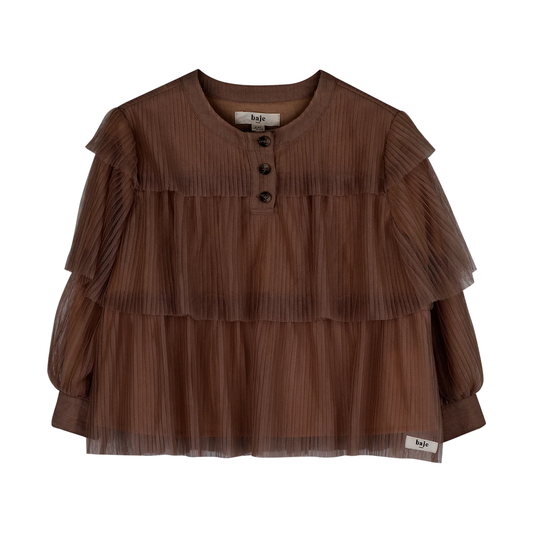 Baje Studio - blouse Meyrin - brown cacao