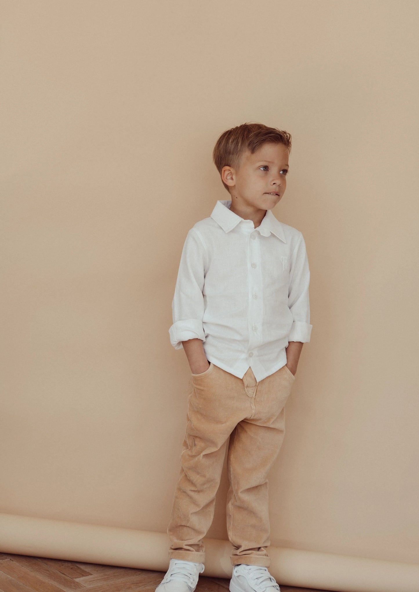 Two You Label - linen blouse Milo - white