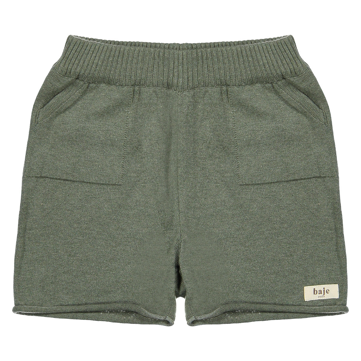 Baje Studio - knitted short Moi - green agave