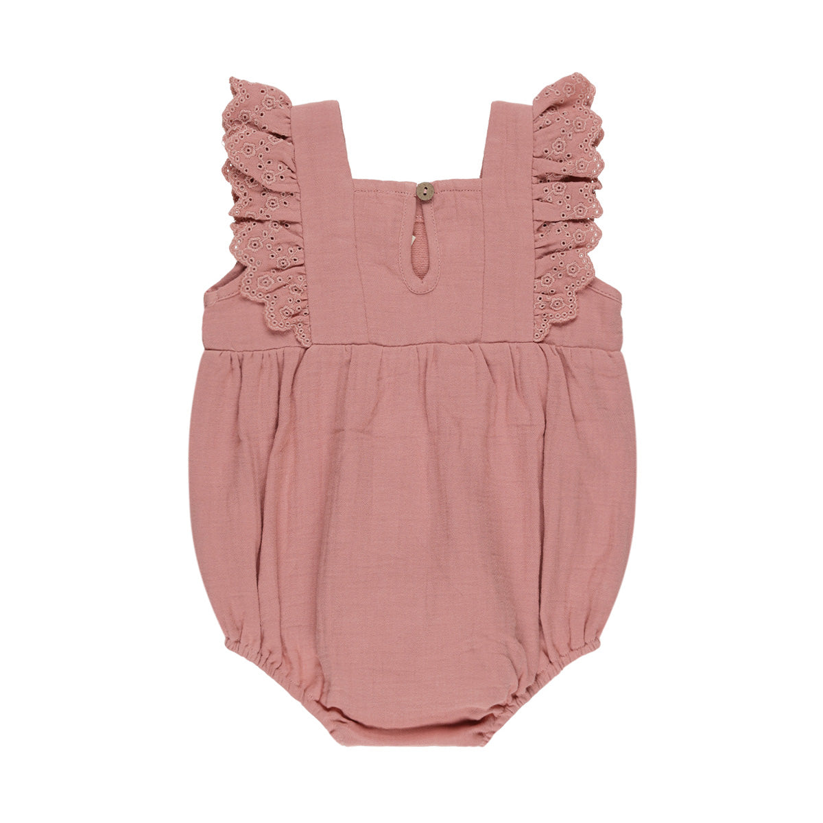 Quincy Mae - romper Naomi - lipstick pink