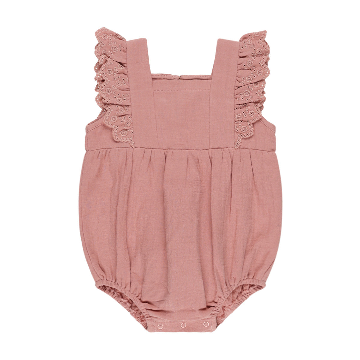 Quincy Mae - romper Naomi - lipstick pink