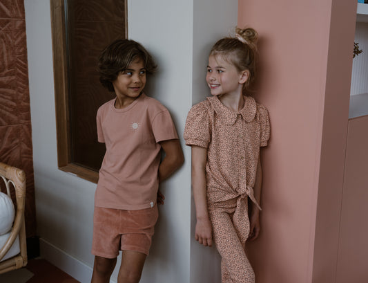 Navy Natural - terry shorts Niels - cork