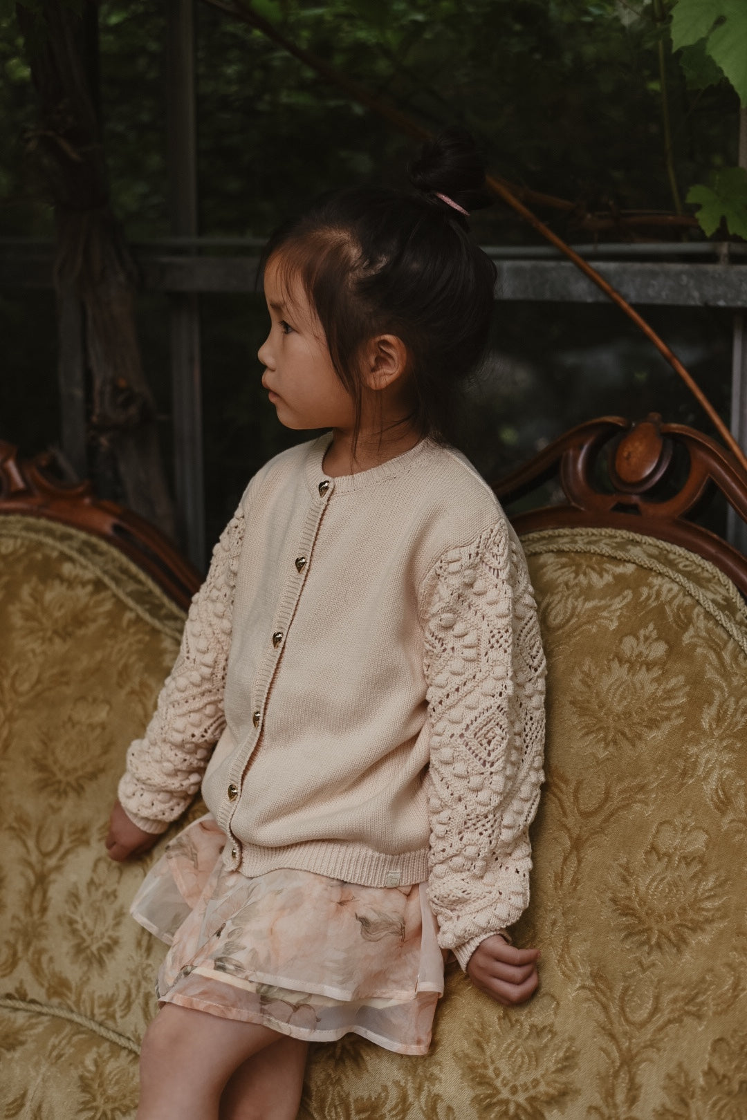 LRDM petits - cardigan Noelle - blossom