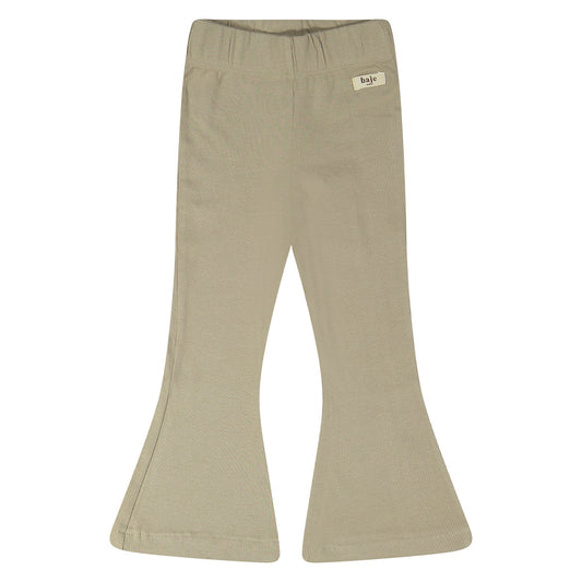 Baje Studio - flare rib legging Novo - taupe clay