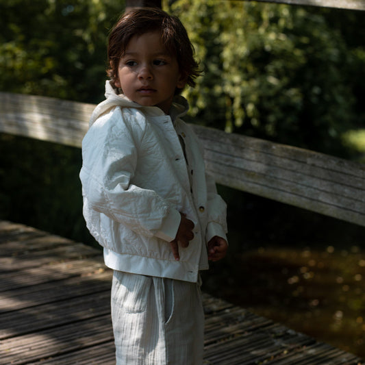 LRDM petits - jacket Olivier - antique white