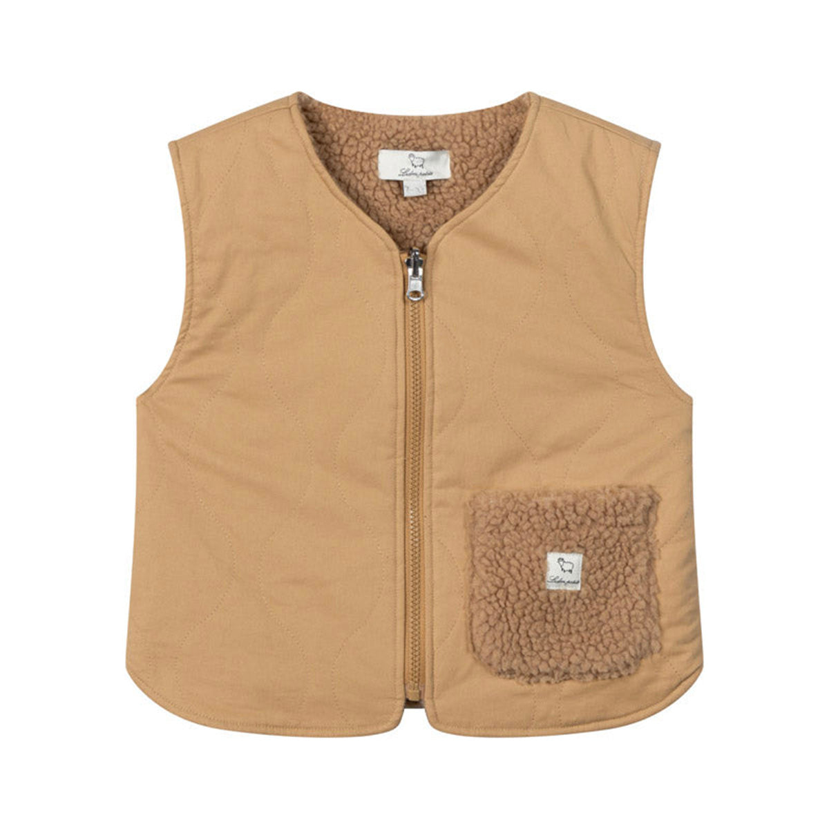 LRDM petits - reversible gilet Olivier - rust