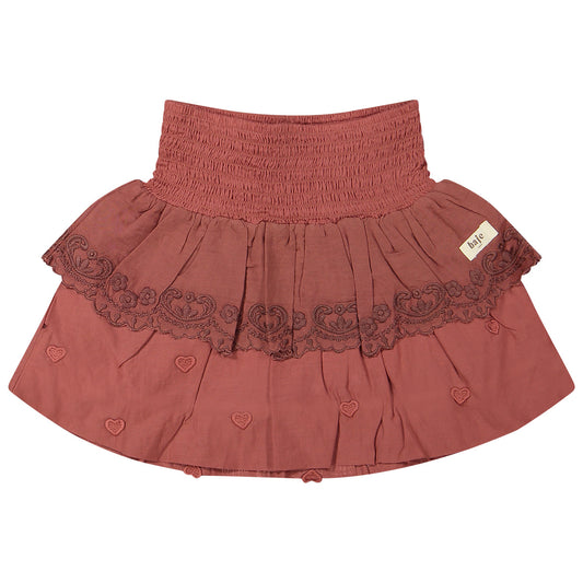 Baje Studio - skirt Paige - red maroon