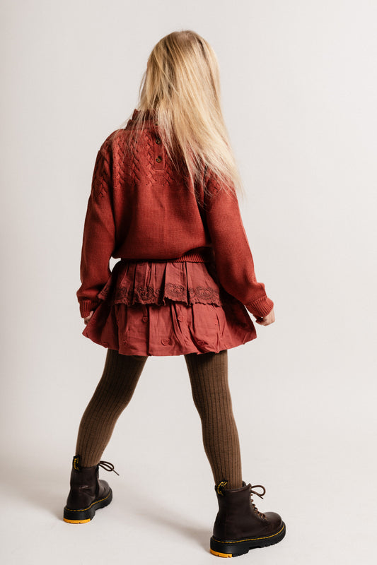 Baje Studio - skirt Paige - red maroon