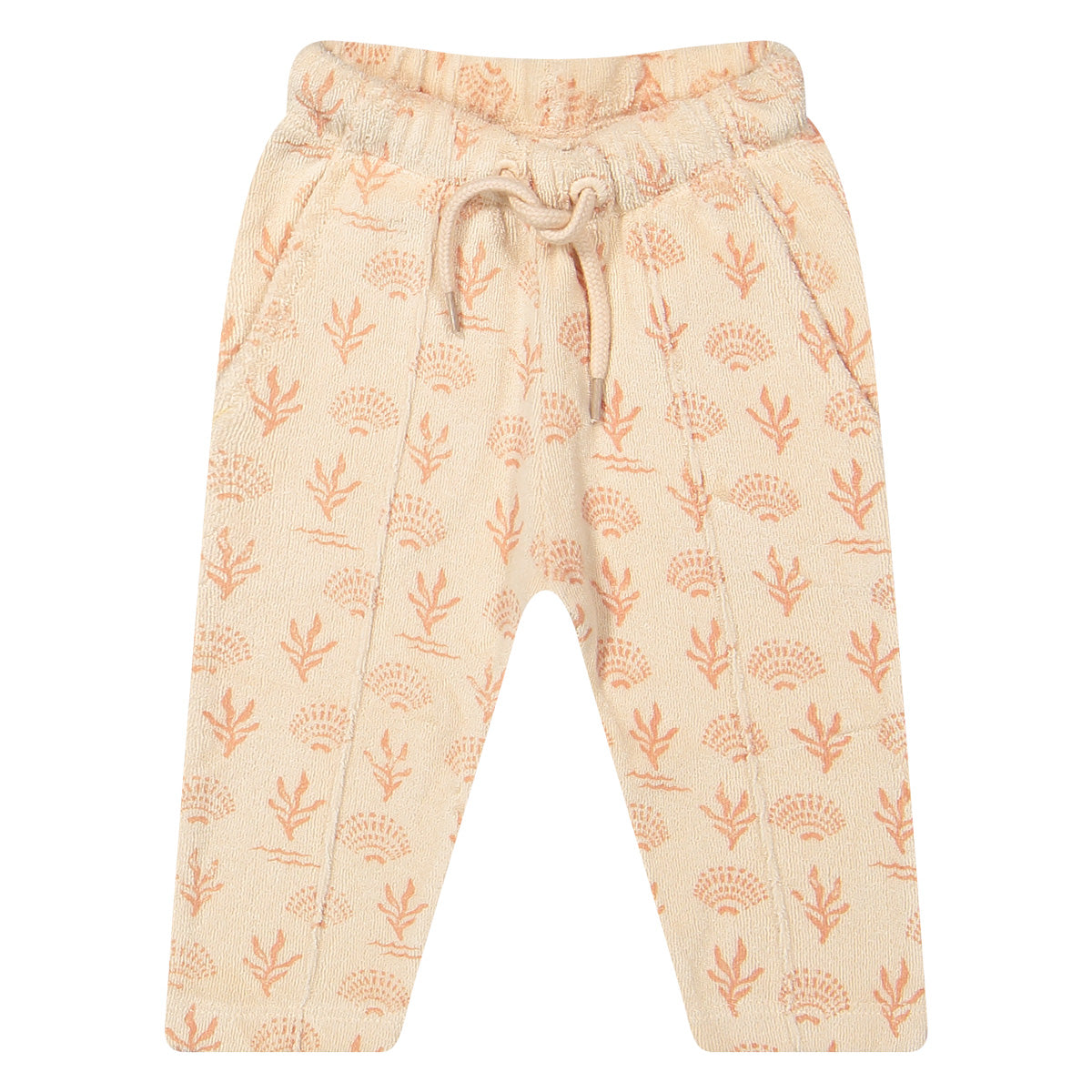 Terry jogging Penn seashells - peach pink