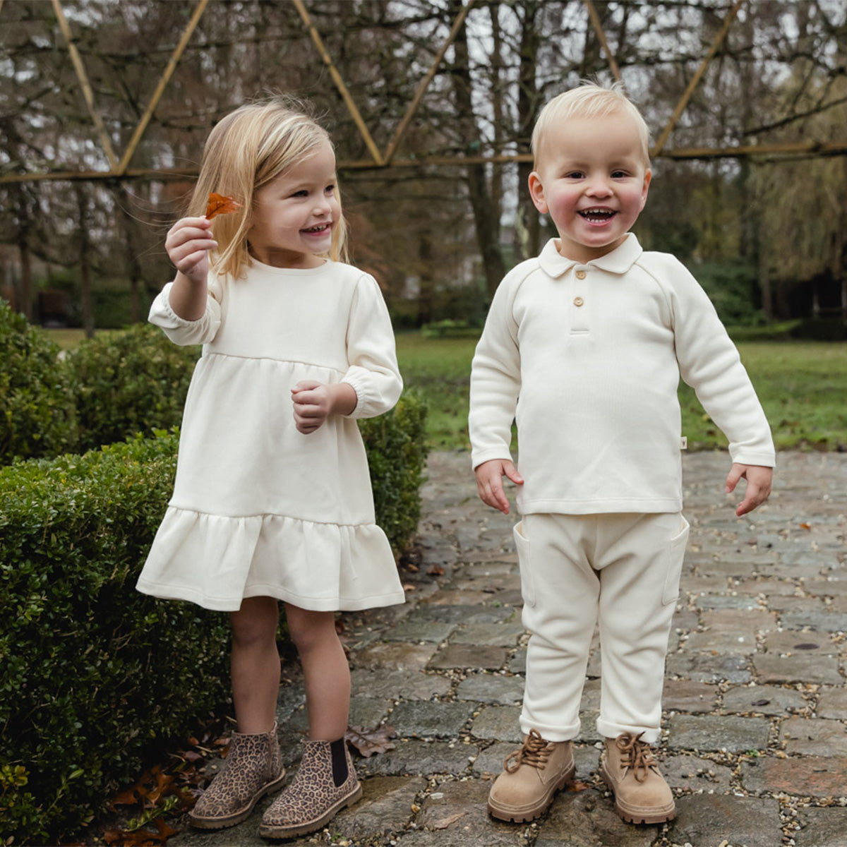 UAUA - polo longsleeves - perla