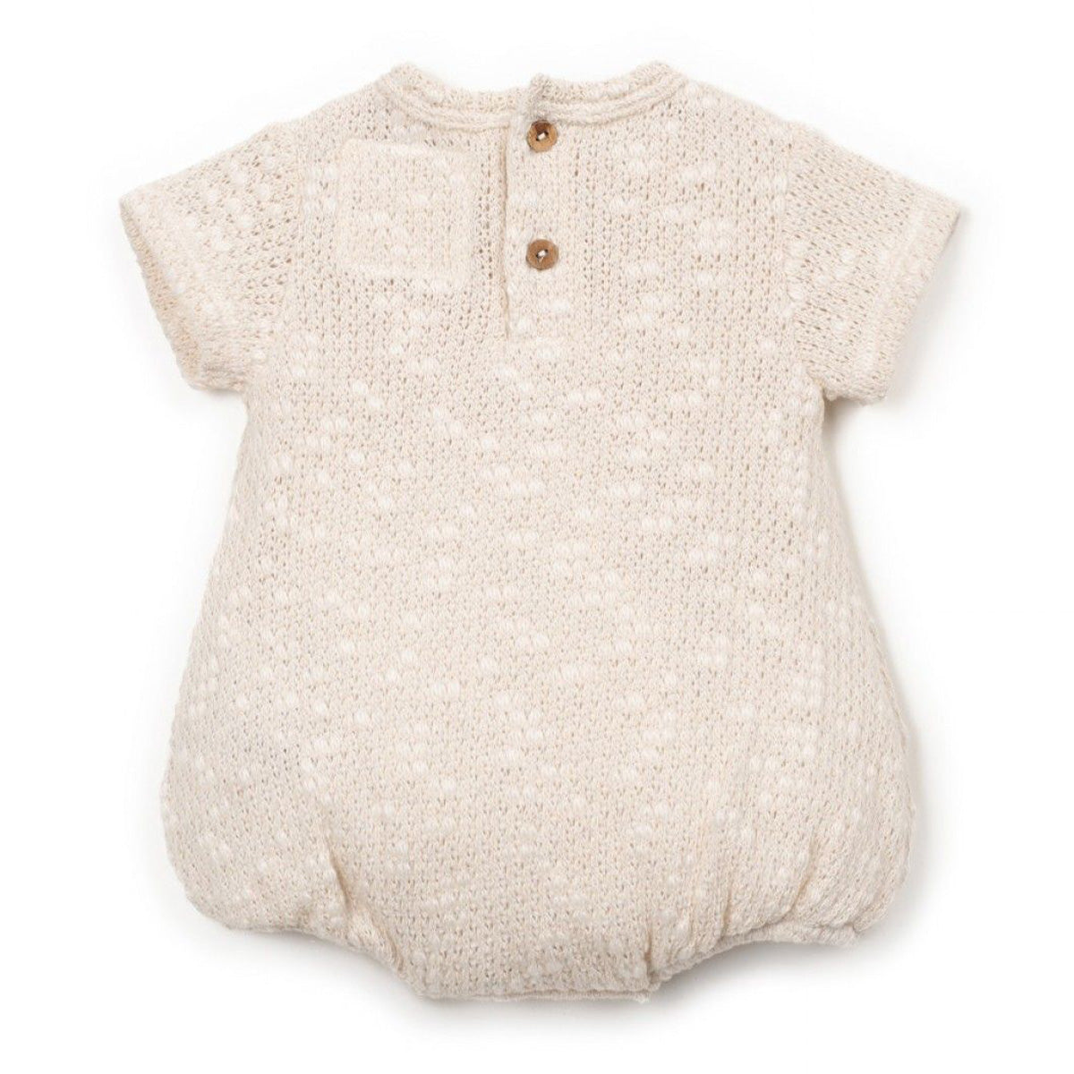 Play Up - embellished piqué body - bio resin ecru