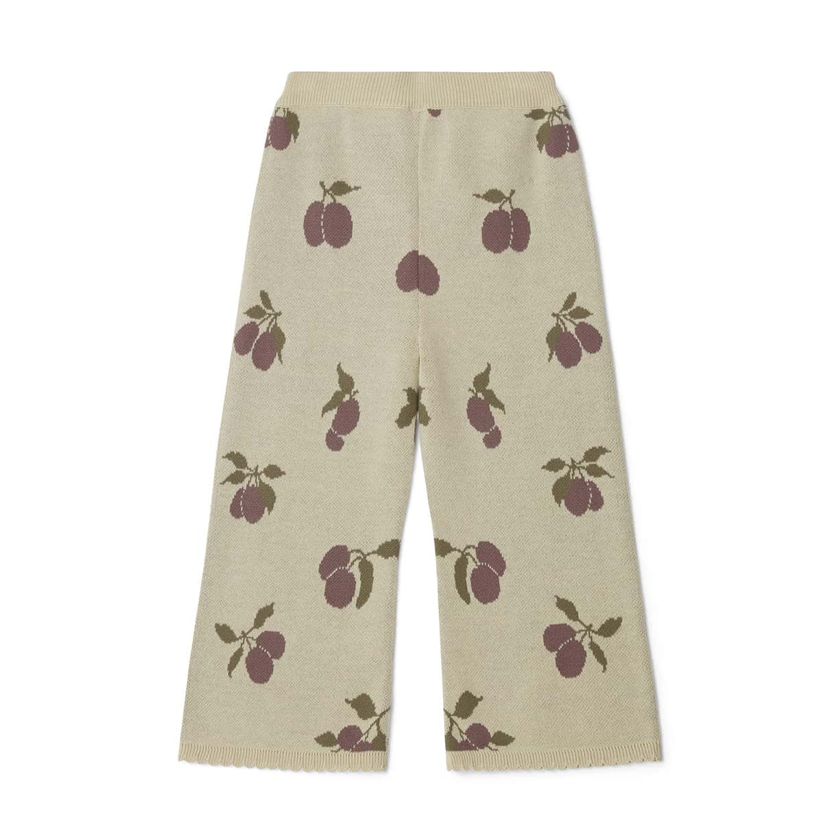 Knitted pants kid Prune - beige