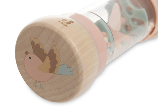 Jollein - houten regenboogrammelaar - Lovely Birds