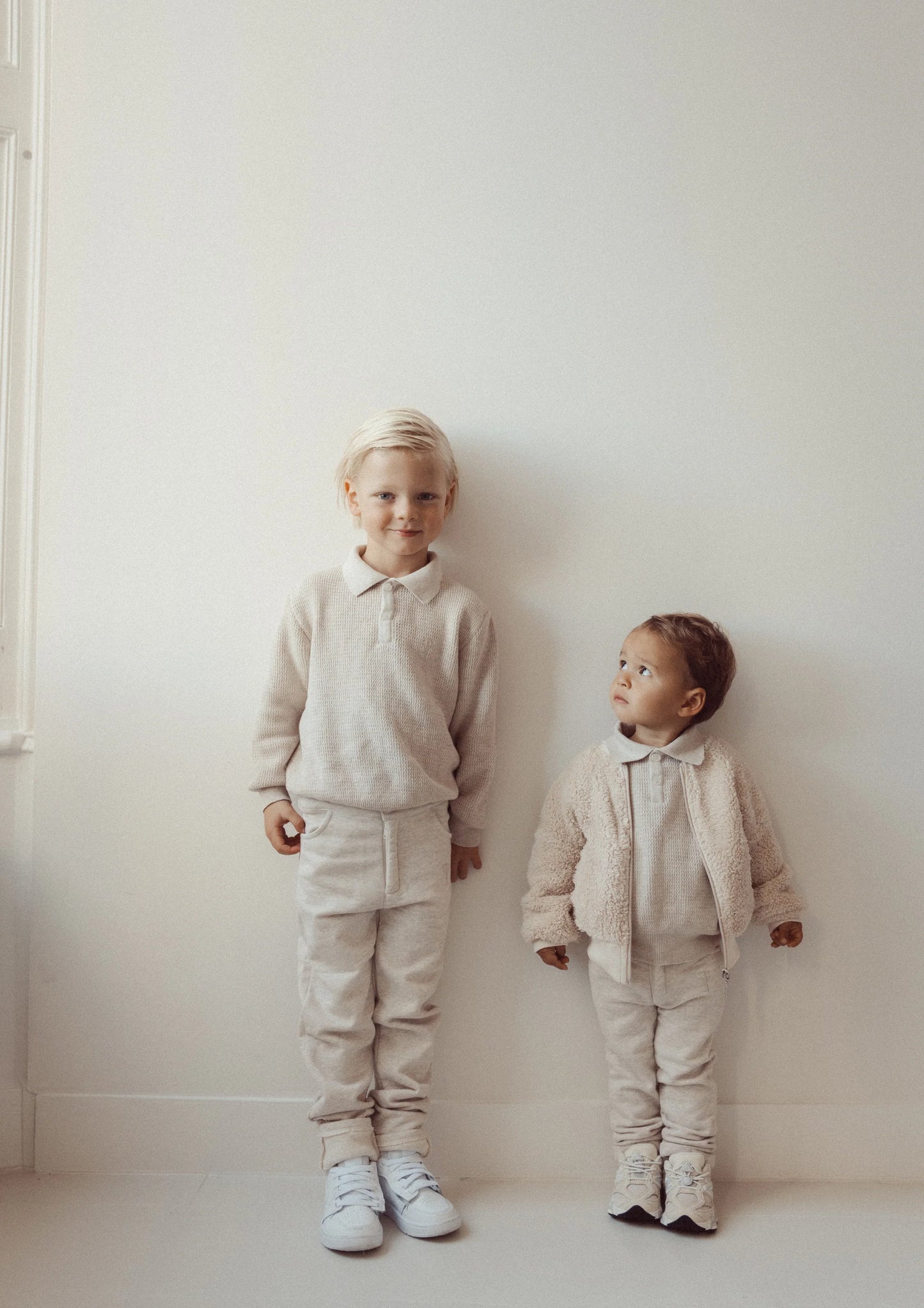 Two You Label - knitted polo Richie - oat