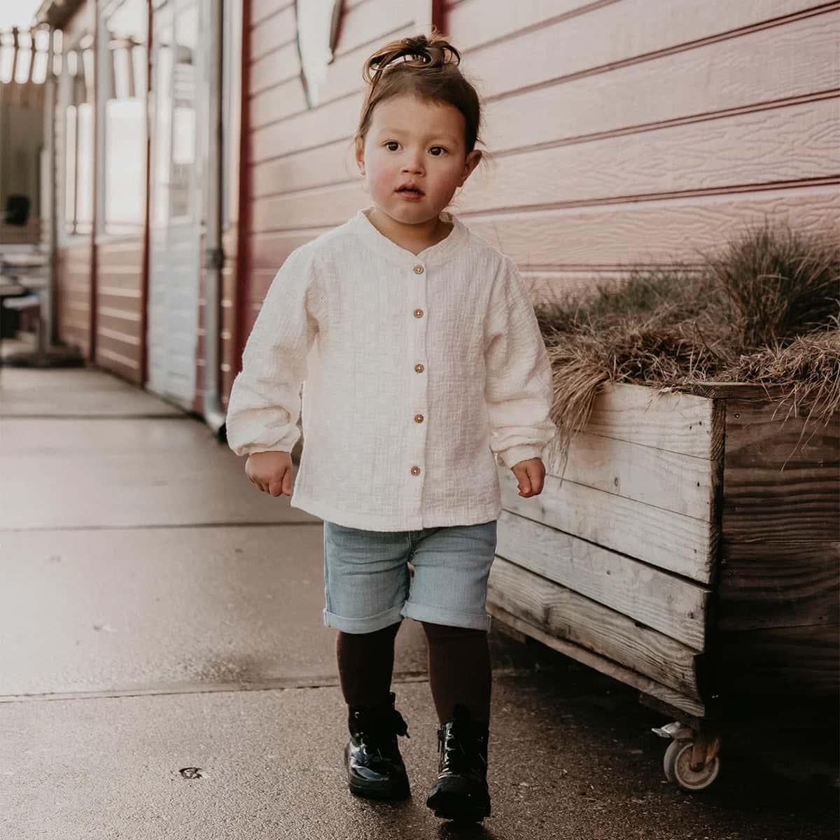 Riffle Amsterdam - jeans short rolled up~ blue