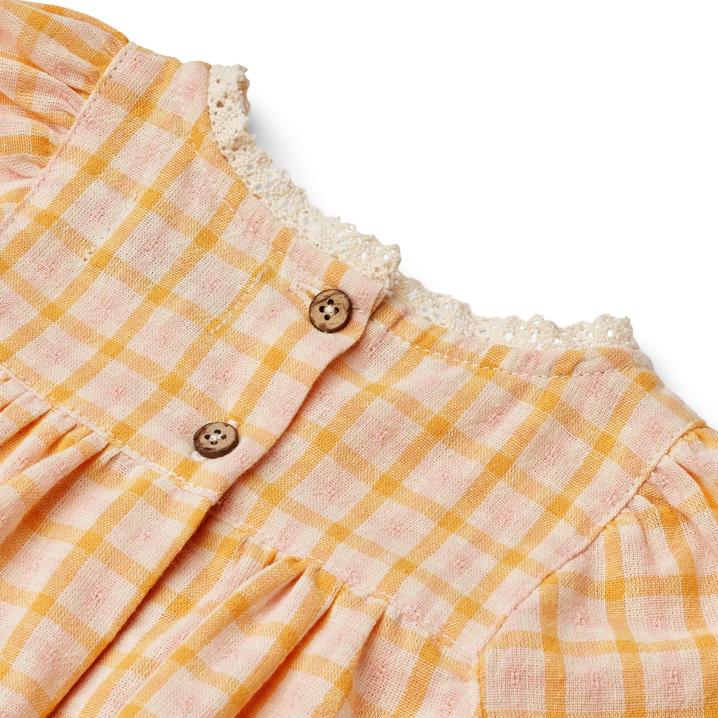 Wheat - romper Margit - yellow check