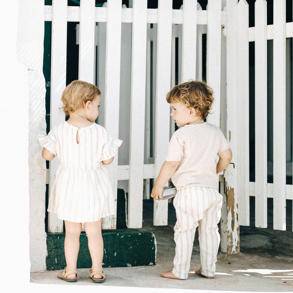 Stripes rustic pants