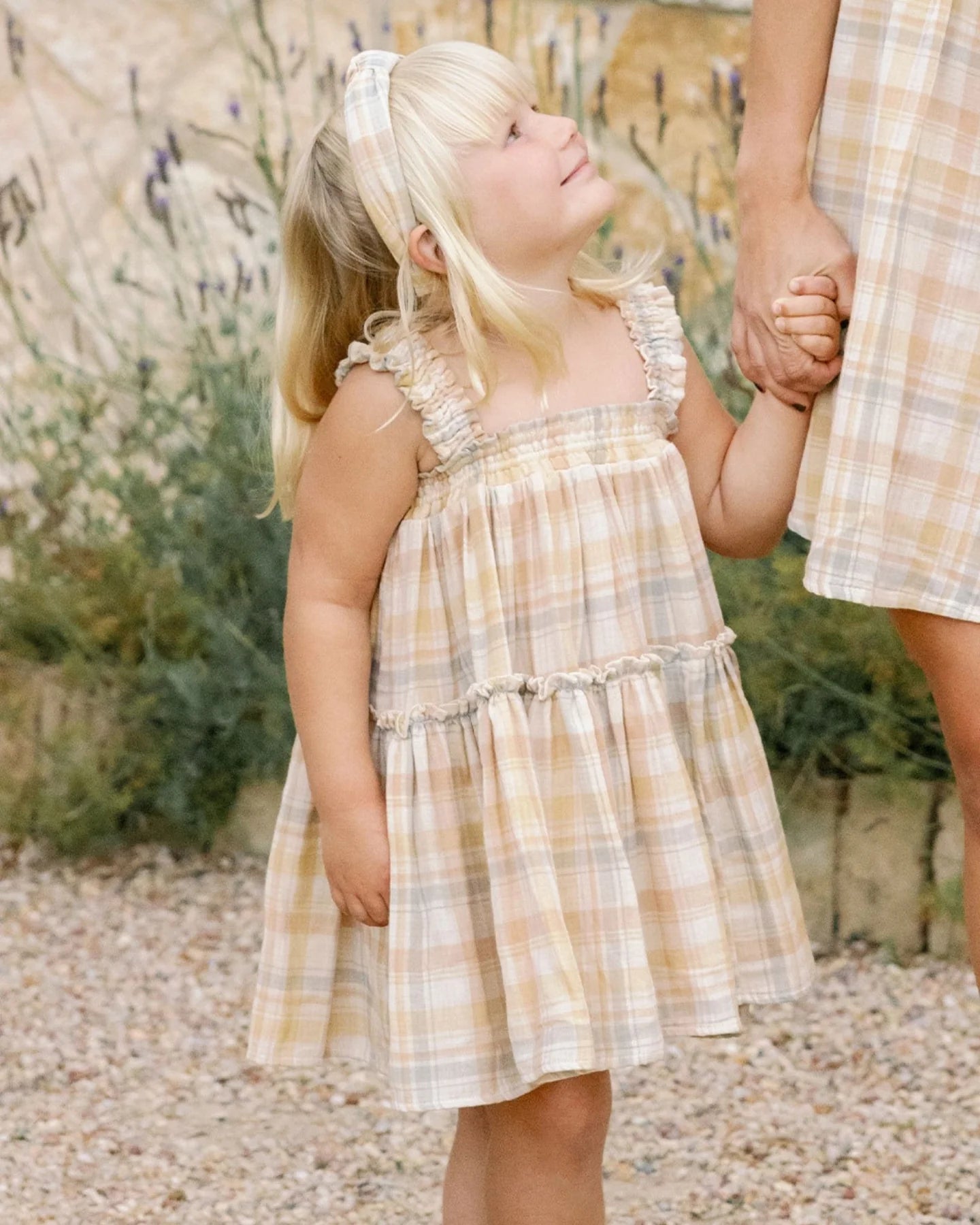 Rylee + Cru - dress Cicily - pastel plaid