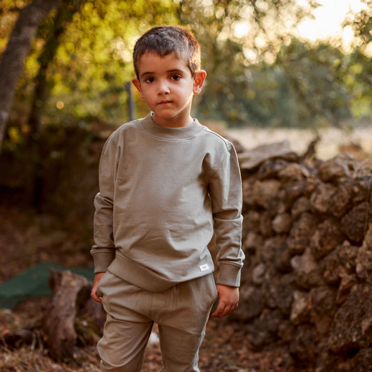 Baje Studio - sweater Savigny - moss green