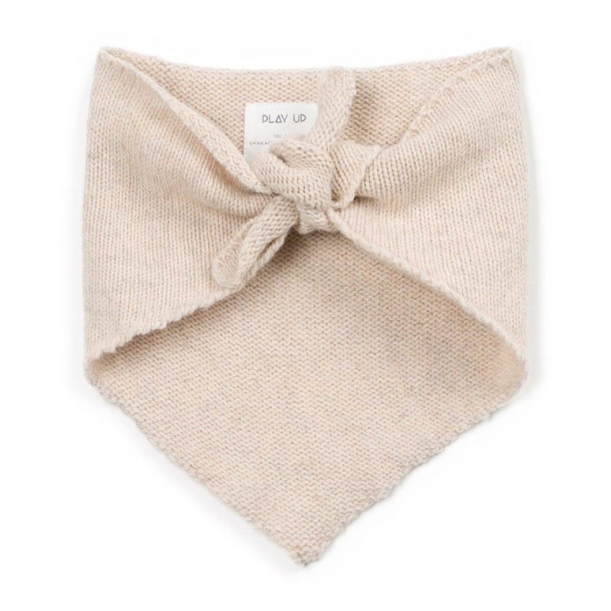 Play Up - knitted collar scarf - skein beige