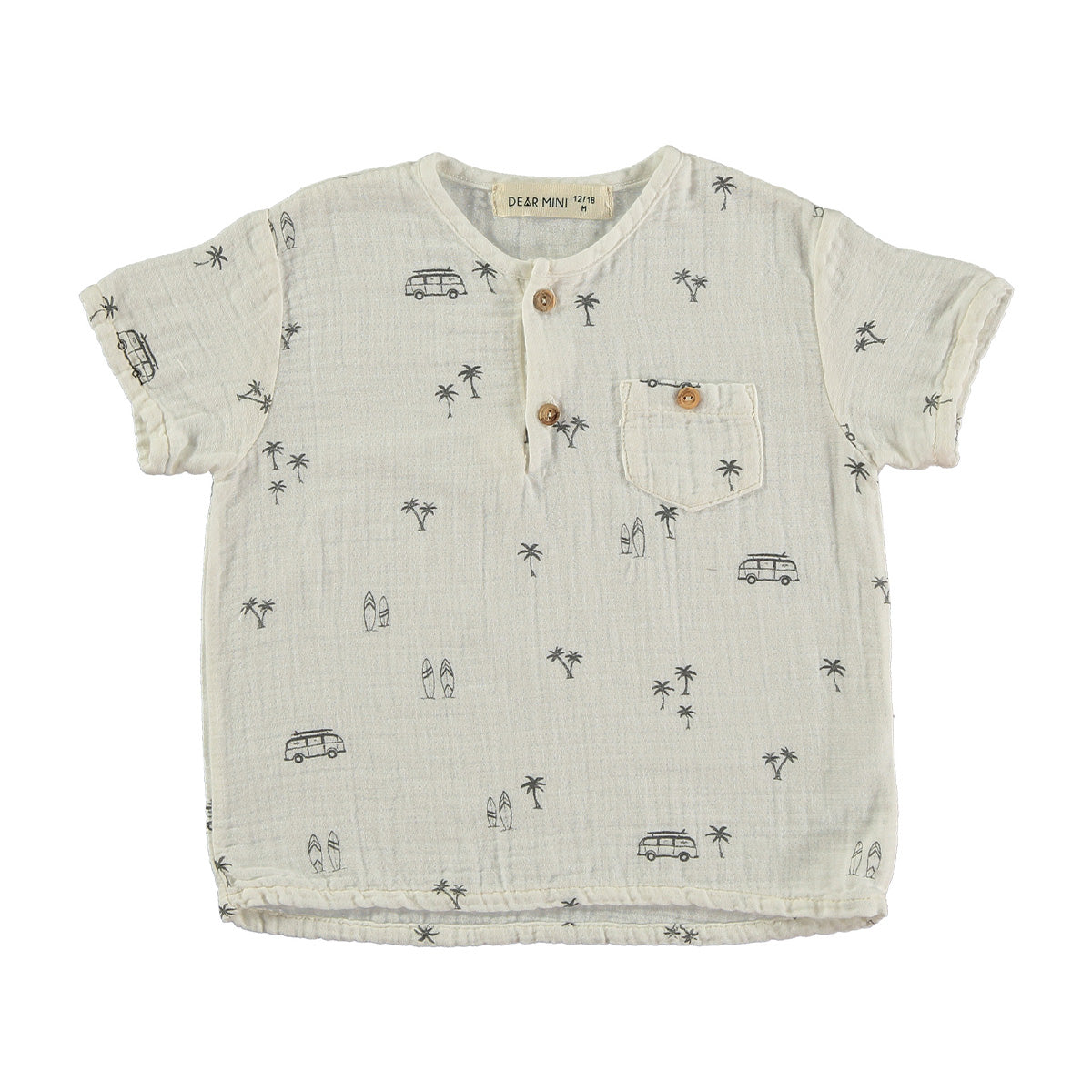 Shirt palms - offwhite