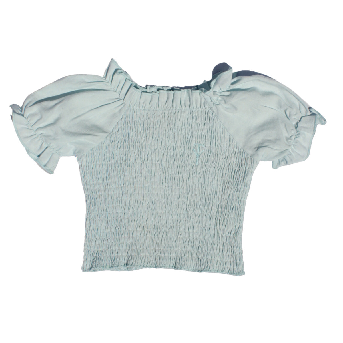Two You Label - top Sky - light blue