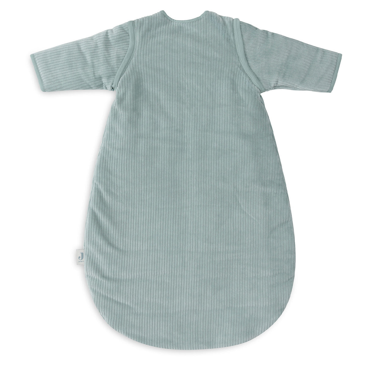Slaapzak rib rond - afritsbare mouwen - sea green