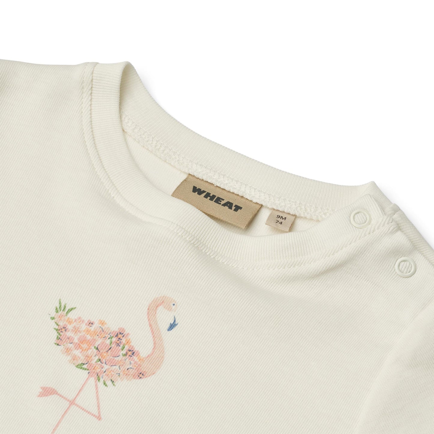 Flamingo T-shirt Soffie - ivory