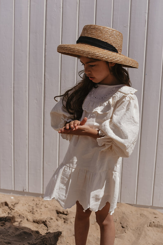 LRDM petits - dress Sophie - antique white