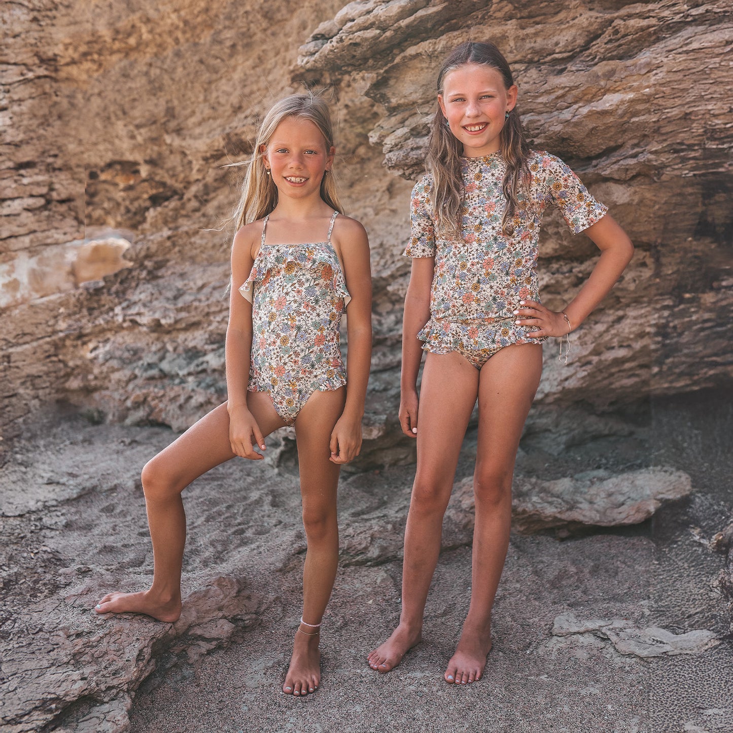 Salted Stories - swimsuit - Sparkly Fleurs
