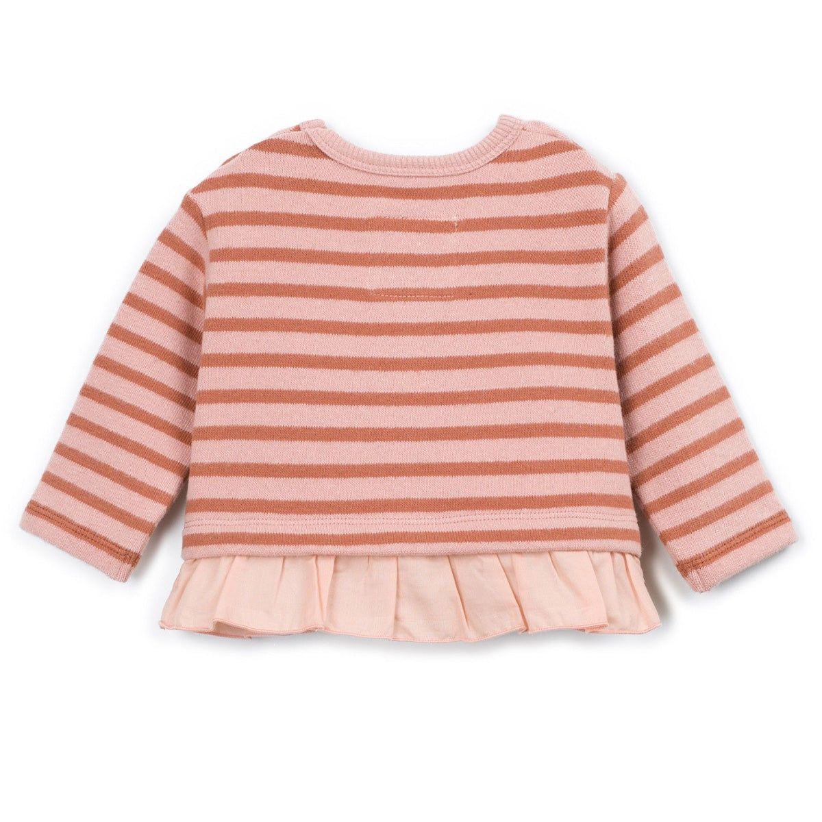 Play Up - sweater with frill - tapestry stripe