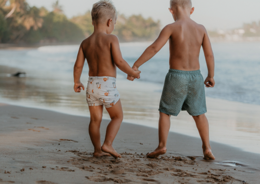 Swim Essentials - zwembroek leopard - groen