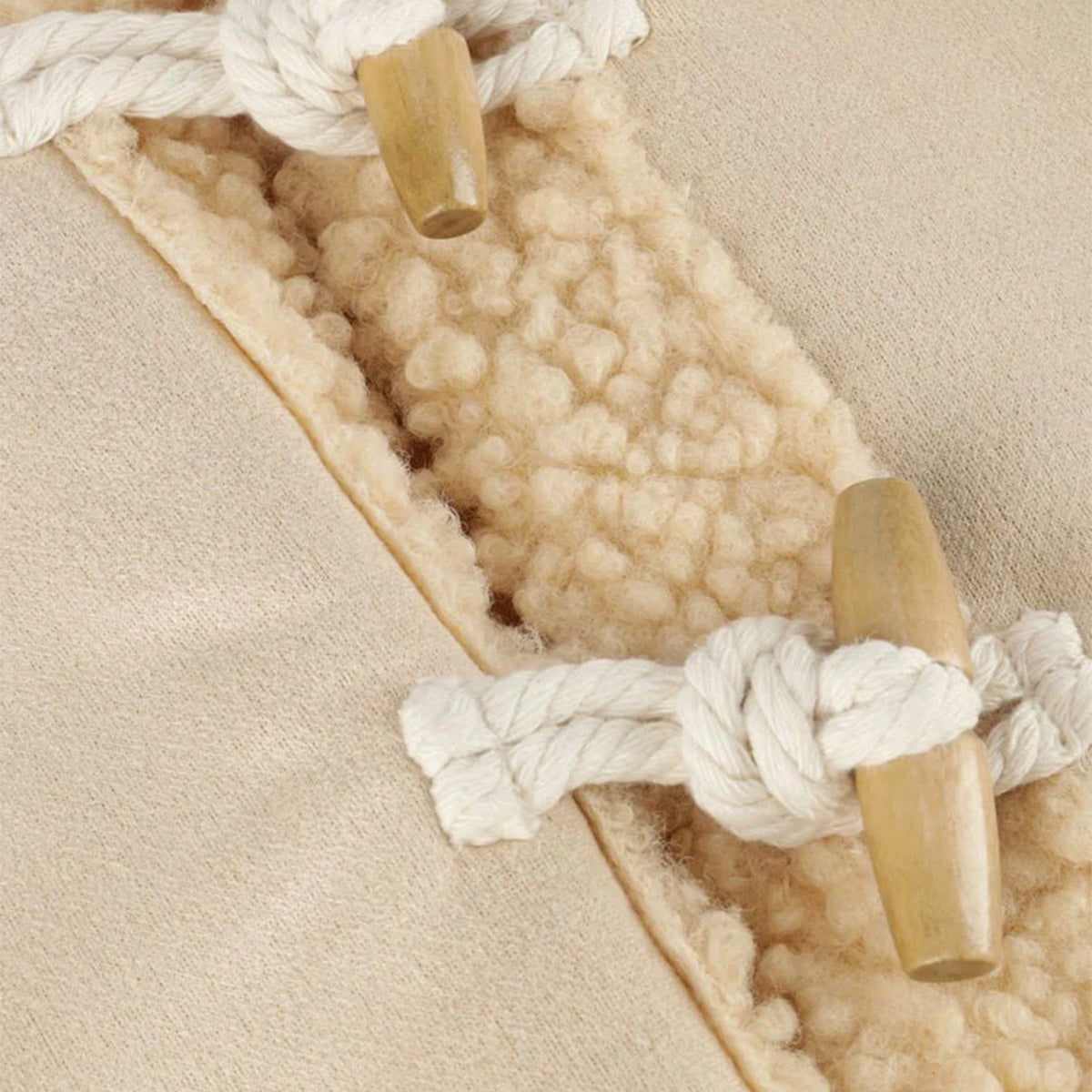 Baje Studio - teddy gilet Syon - crème