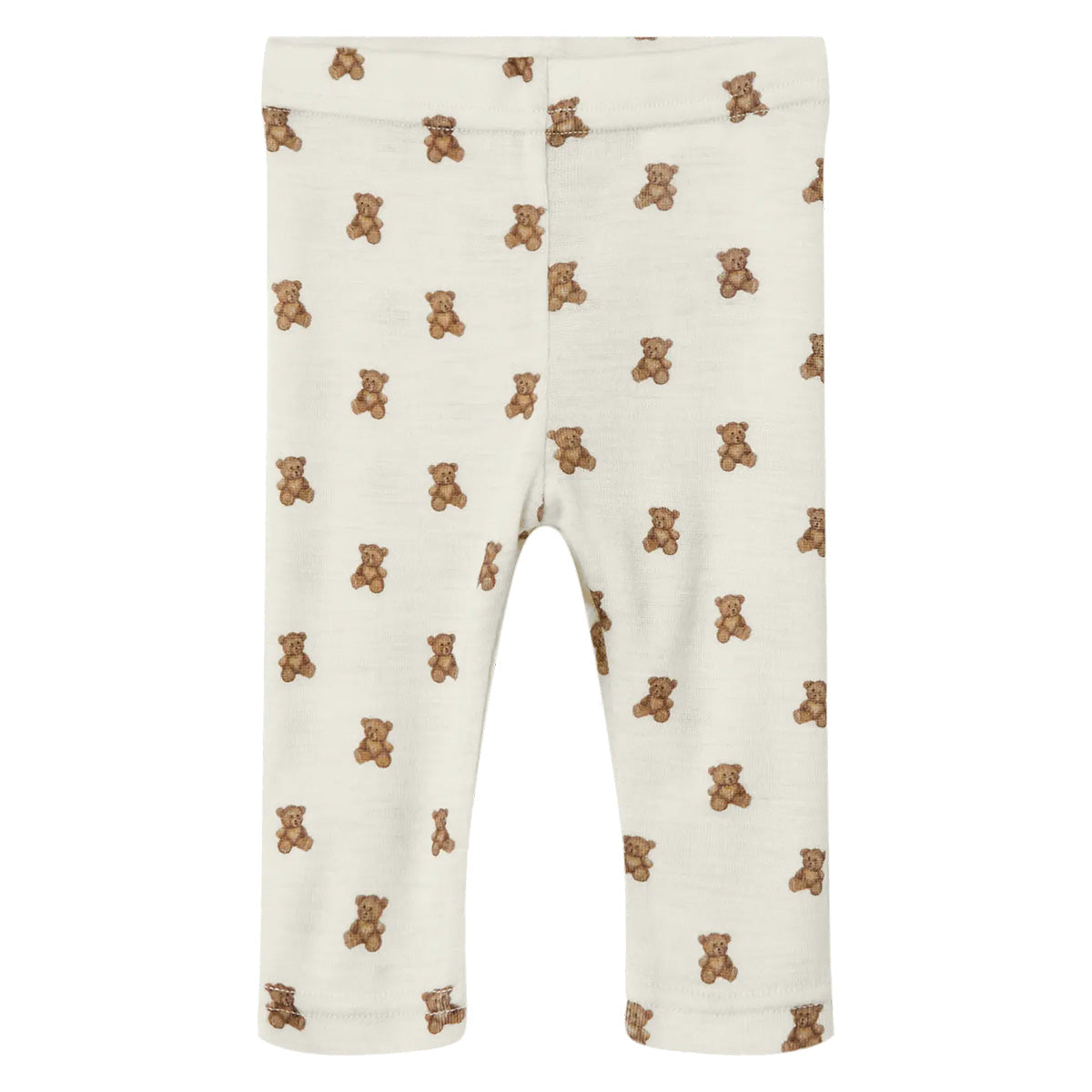 Lil'Atelier - slim fit wool legging teddy bear - turtledove melange