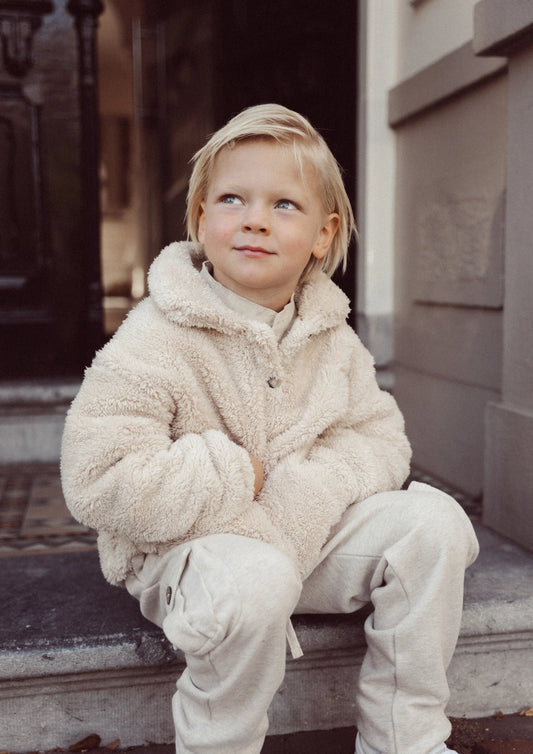 Two You Label - teddy jumper jacket