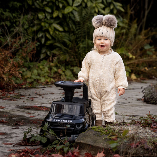 Riffle Amsterdam - onesie Teddy - offwhite