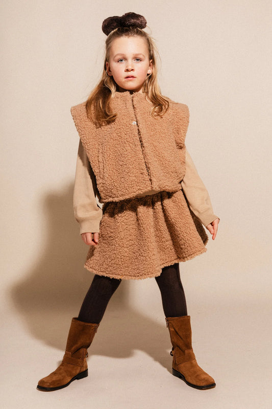 Labo - teddy skirt Livea - beige