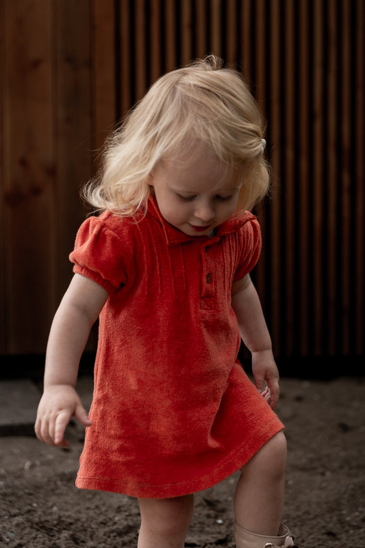 Riffle Amsterdam - dress Amber - terry apricot