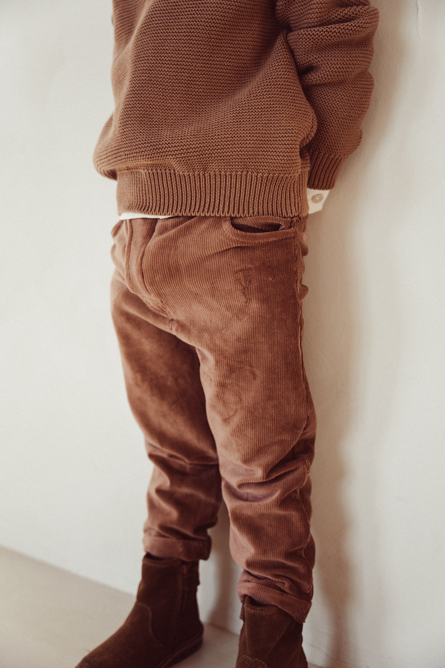 Chino Tommy rib - brown rust