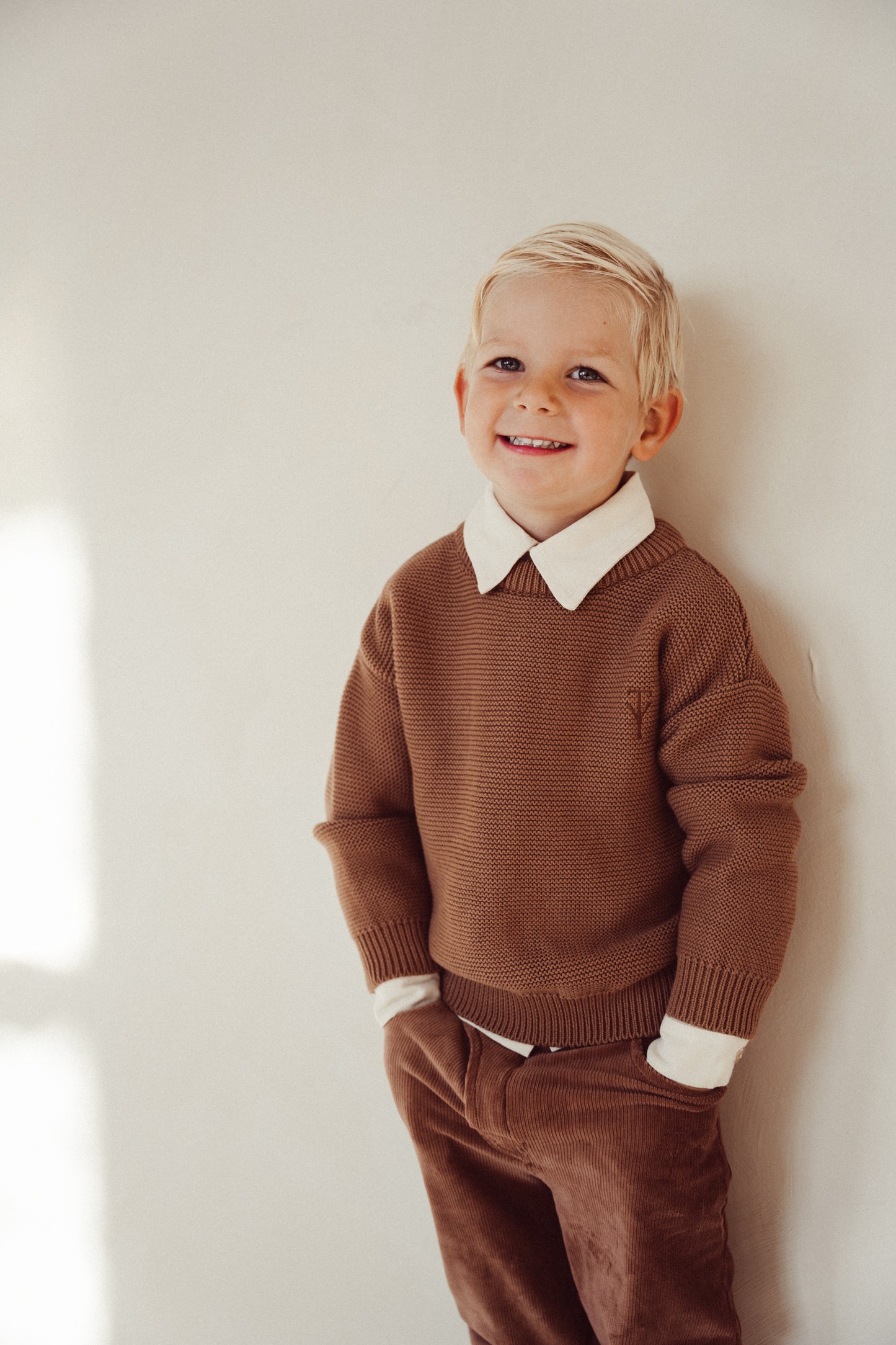 Chino Tommy rib - brown rust
